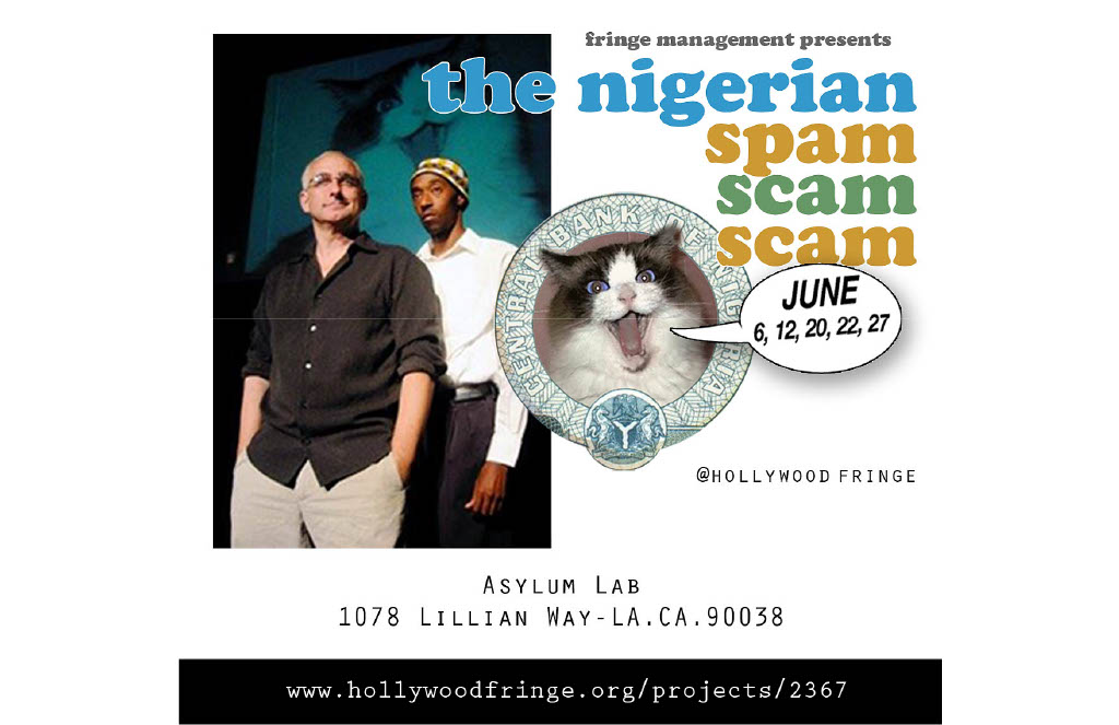 Nigerian Spam Scam Scam poster